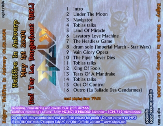 Back Cover Artwork