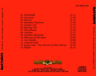Back Cover Artwork