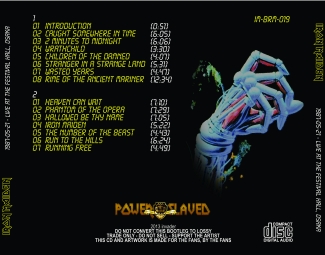 Back Cover Artwork