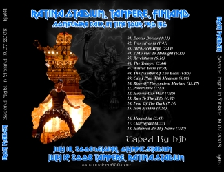 Back Cover Artwork