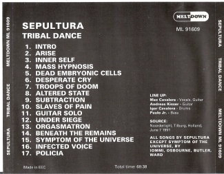 Back Cover Artwork